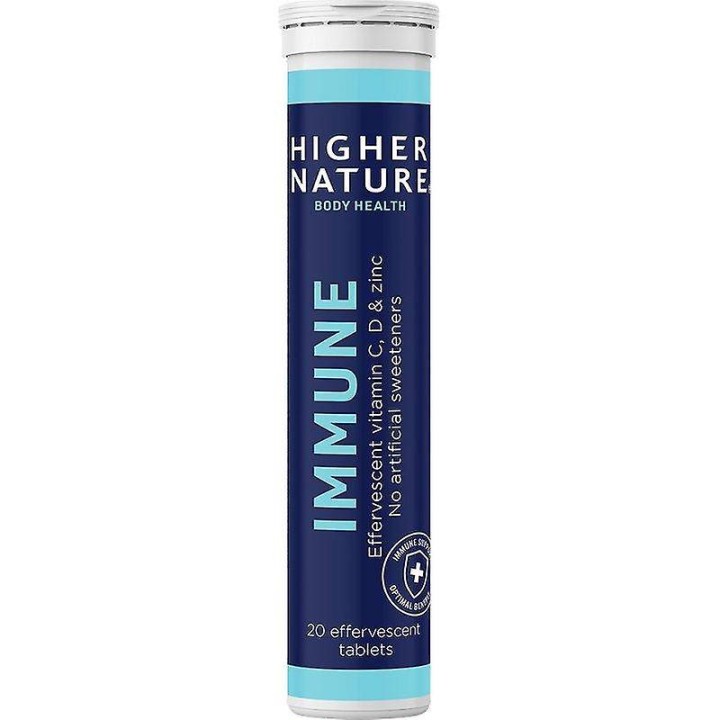 Higher Nature Immune Effervescent 20 Tablets