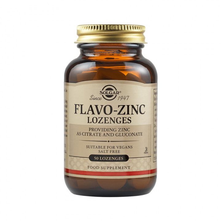 Solgar Flavo Zinc Losenges 50 Capsules