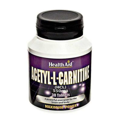 Health Aid Acetyl - L - Carnitine 550ml 30 Tablets