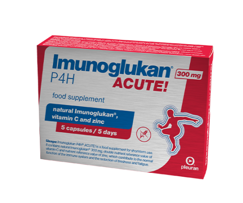 Imunoglukan P4H Acute for Immune Support 5 Capsules