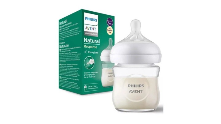Philips Avent Natural Response Glass Bottle 0M+,120Ml