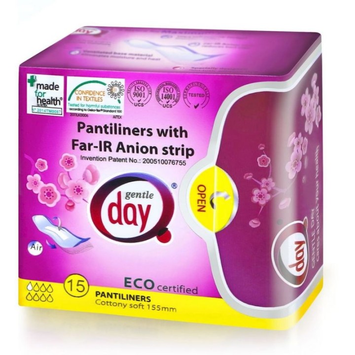 Gentle Day S1 Pantyliners Sanitary Pads 15's