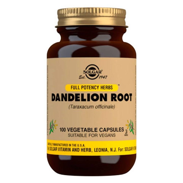 Solgar Dandelion Root 100 Vegetarian Capsules