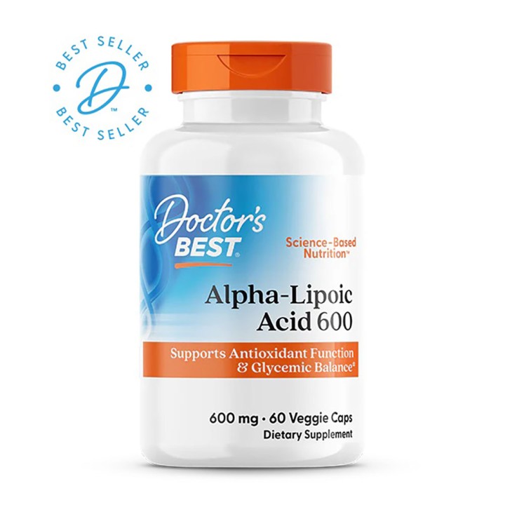 Doctor's Best, Alpha-Lipoic Acid, 600 mg, 60 Veggie Capsules