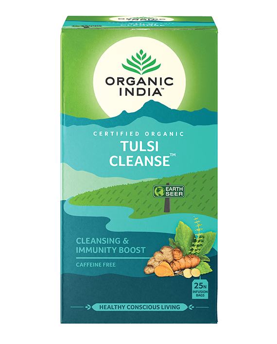 Organic India, BIO Tulsi Tea, Cleanse, Caffeine Free, 25 Infusion Bags