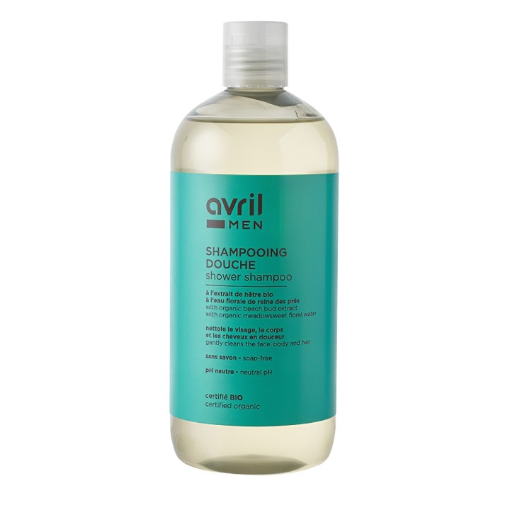 Avril BIO, 3 in 1 Mens, Shower Gel, Cleanser & Shampoo, 500ml