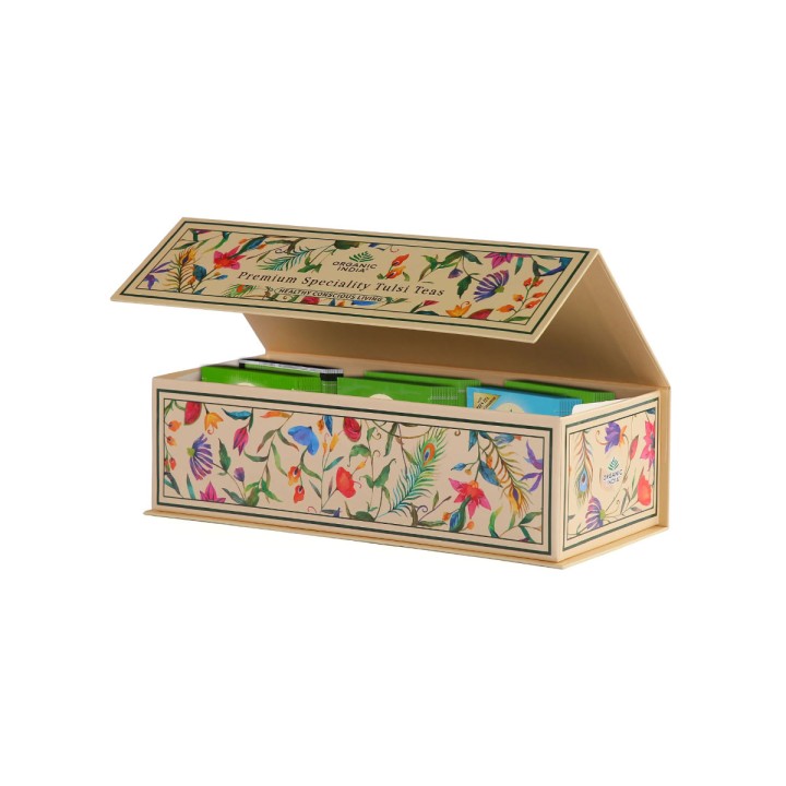 Organic India, Premium Speciality Tulsi Teas, Gift Box, 60 Infusions Bags