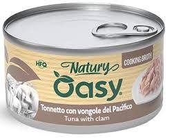 Oasy Wet Cat Natury Cooking Broth Tuna With Clams - 85gr