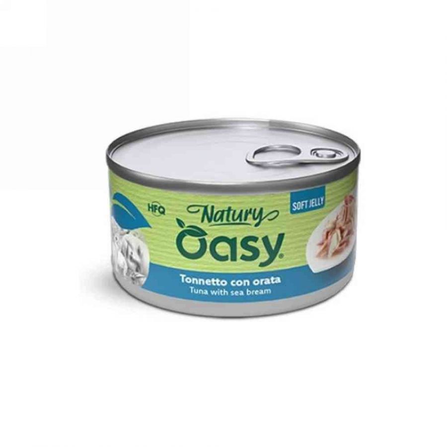 Oasy Wet Cat Natury Soft Jelly - Tuna With Bream - 150gr