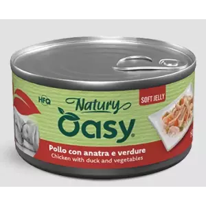Oasy Wet Dog Natury Soft Jelly Chicken With Duck And Vegetables - 150gr