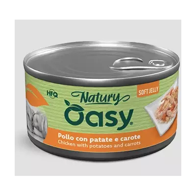 Oasy Wet Dog Natury Soft Jelly Chicken With Potatoes And Carrots - 150gr