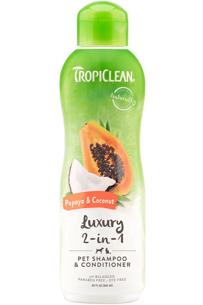 Tropiclean Papaya & Coconut 2In1 - 355gr