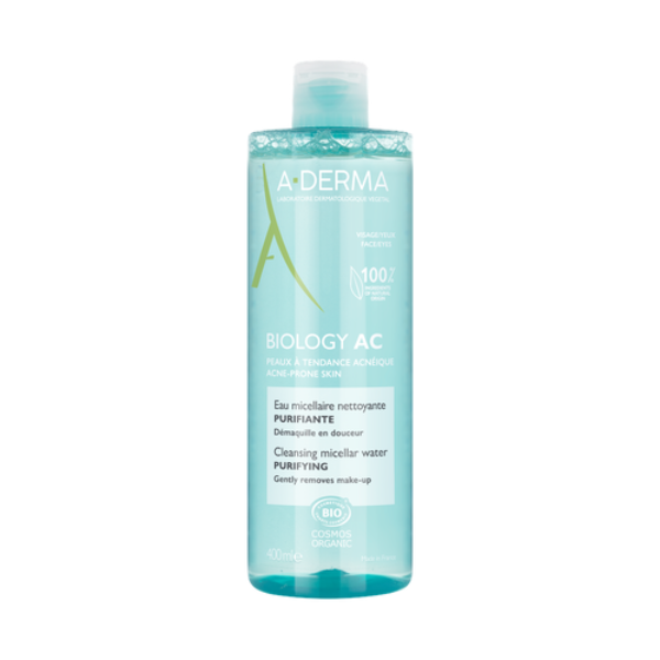 A-Derma Biology Ac Micellar Cleansing & Makeup Remover Water 400Ml