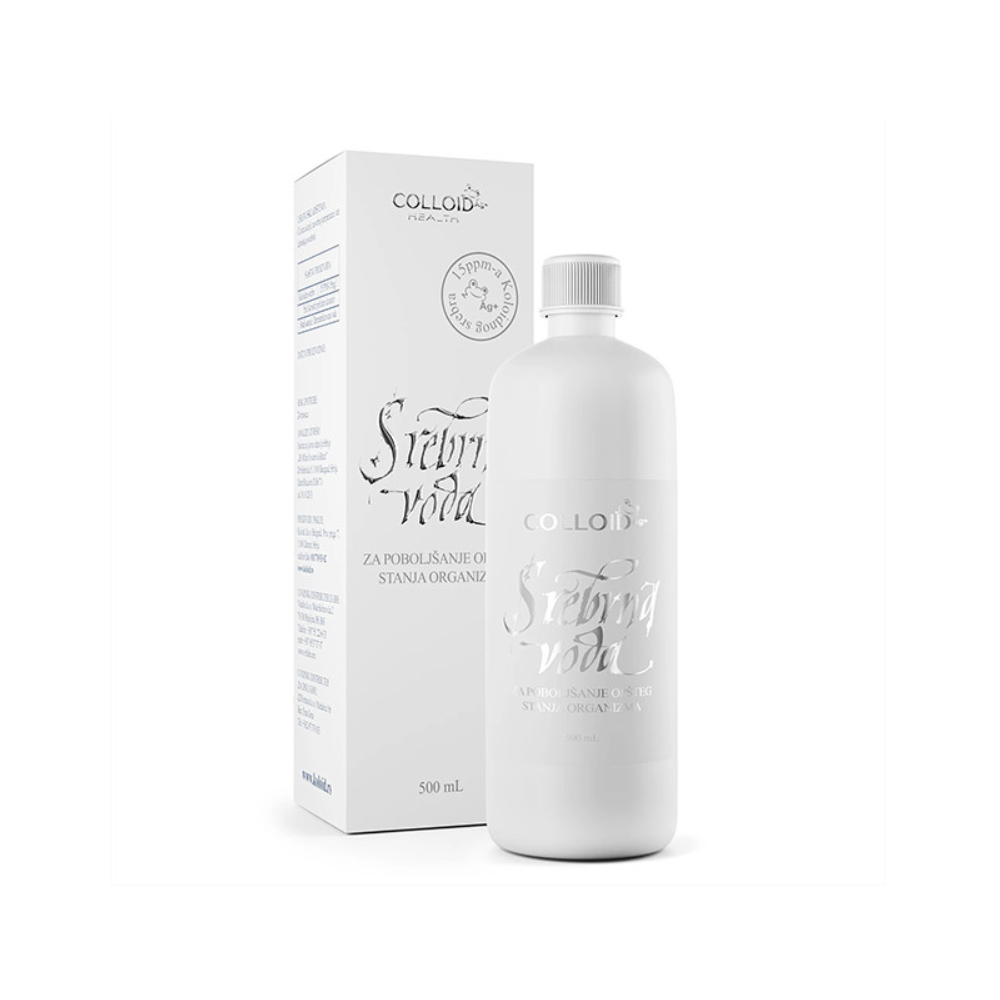 Silver Water, 15 ppm Colloidal Silver, 500 ml, Colloid