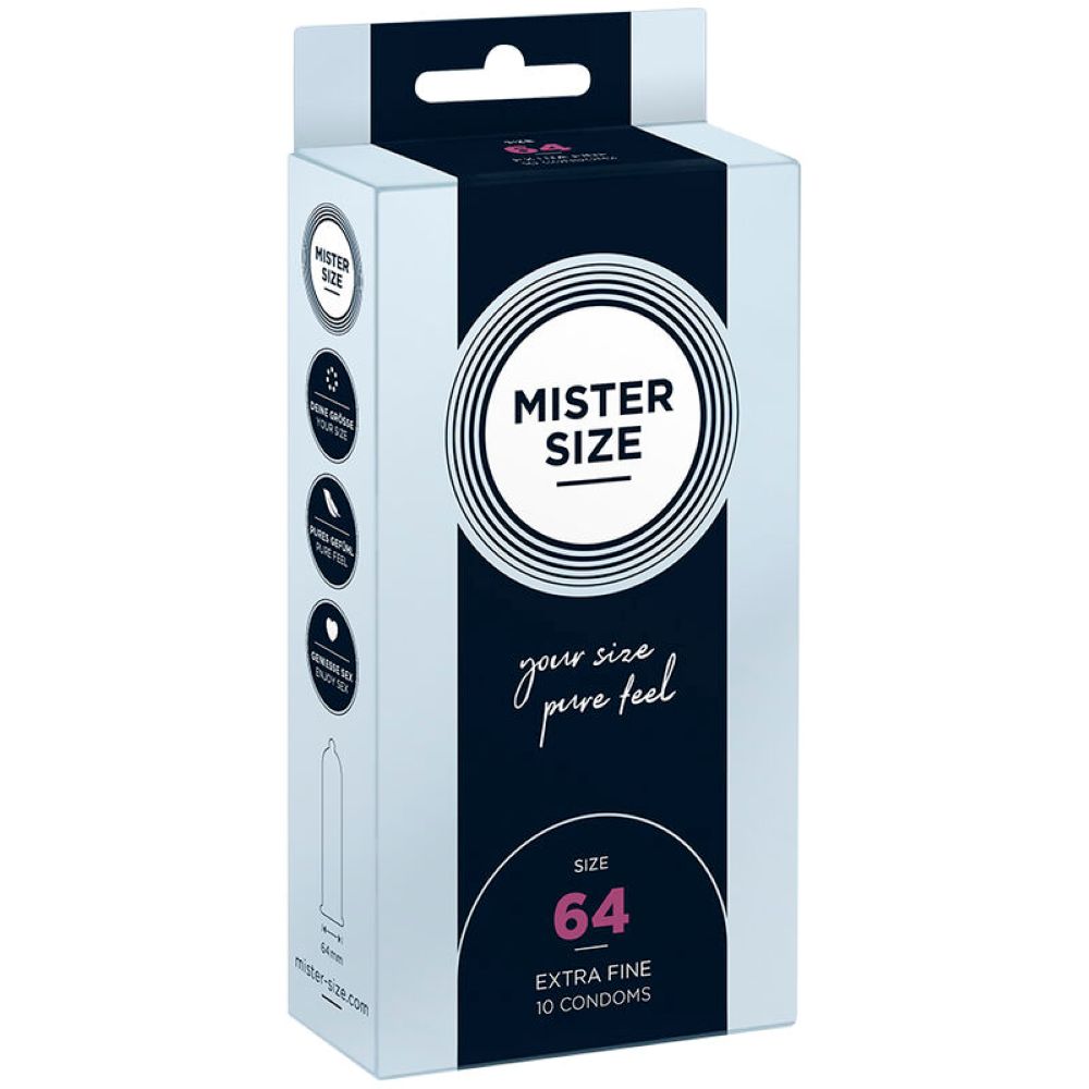 MISTER SIZE 64mm - 10 CONDOMS