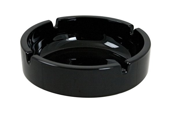 LUMINARC ASHTRAY 10.7CM BLACK