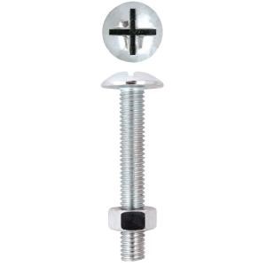 Friulsider Wide Head Bolt&Nut 4X30 15Pcs