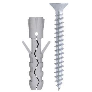 Friulsider Chip/Screw With  Wall Plug  8X40 10Pcs