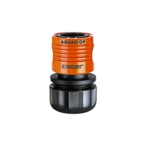 Claber Hose Connector  Automatic Coupling 3/4" With Aquastop 1Pc
