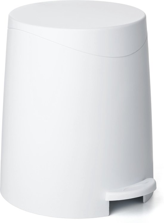 TATAY MILAN BATHROOM PEDAL BIN 3L - WHITE