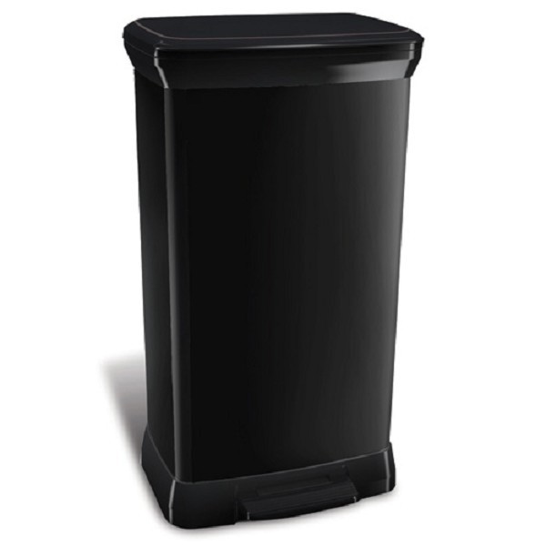 CURVER RECTANGULAR BIN 50L - BLACK