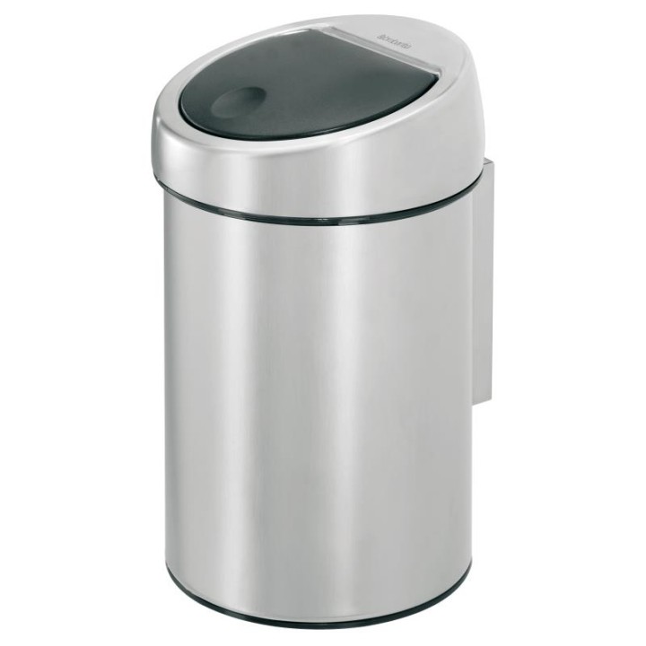 TOUCH BIN, 3 LITRE - MATT STEEL