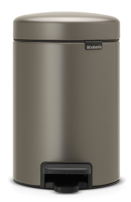 BRABANTIA NEW ICON PEDAL BIN 3L - PLATINUM
