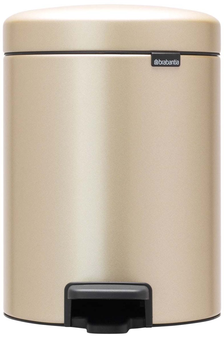 BRABANTIA NEW ICON PEDAL BIN 5L - CHAMPANGE