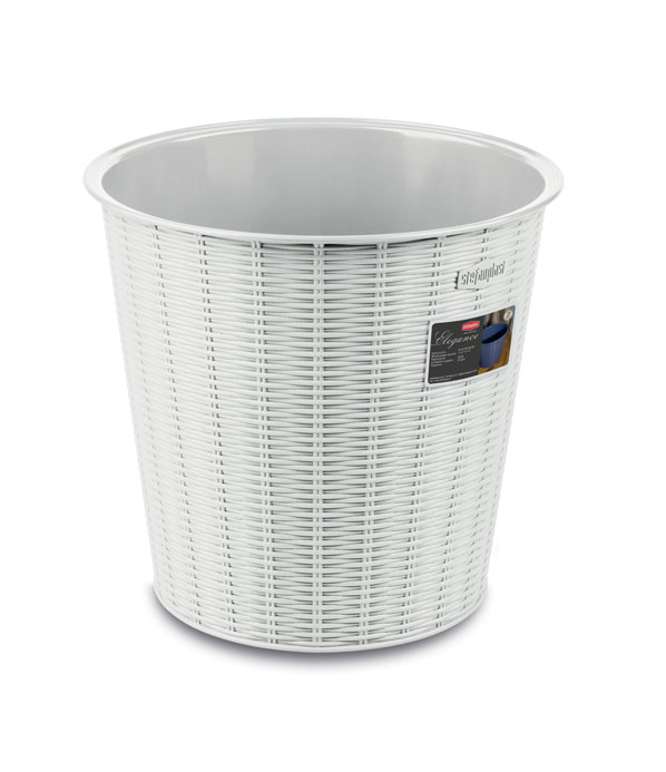 STEFANPLAST ELEGANCE OFFICE BIN 10L - WHITE