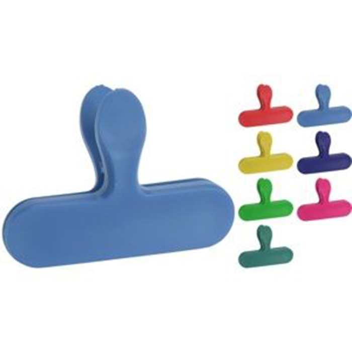 PLASTIC CLIPS 7 ASSORTED COLORS SET 7PCS 5CM X 3CM