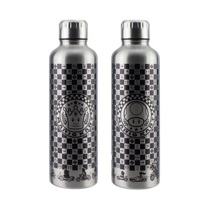 Paladone Pp8049Nn Mario Kart Metal Water Insulated Water Bottle Colour 500Ml