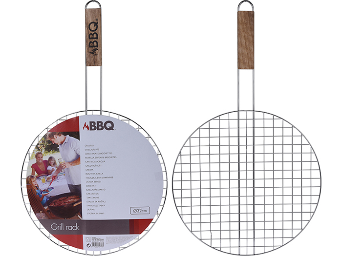 BBQ GRILL RACK METAL DIA 32CM