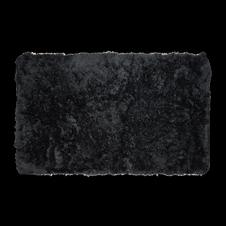 ESTIA FLUFFY BATH MAT 80X50CM BLACK