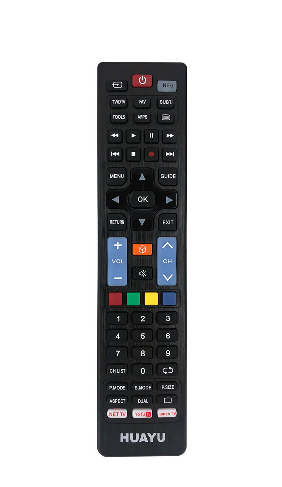 HUAYU URC1566 REMOTE CONTROL FOR LG/ PANASONIC/ PHILIPS/ SAMSUNG AND SONY TV