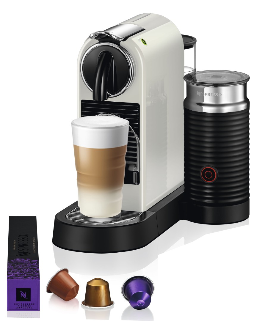 NESPRESSO D123 CITIZ&MILK COFFEE MACHINE WHITE
