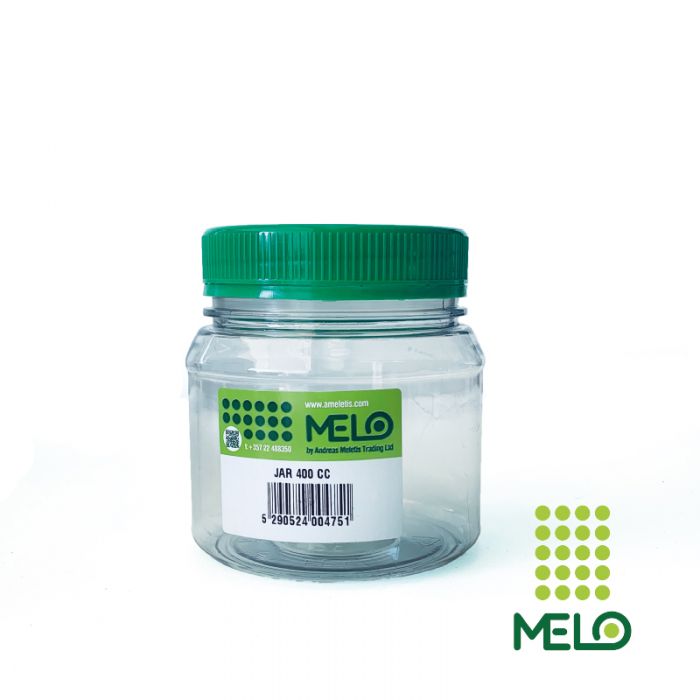 PLASTIC JAR PET 400CC