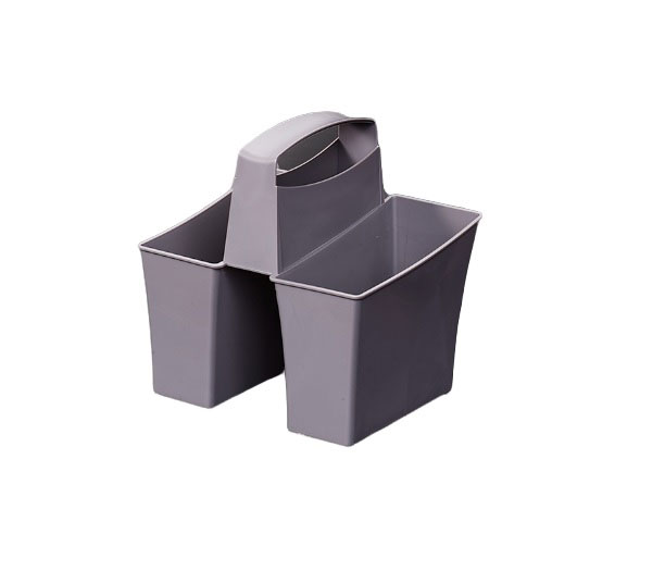 LAMAPLA PLASTIC BASKET FOR CUTLERY GREY
