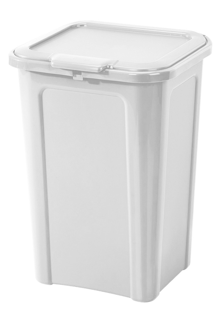TONTARELLI LIFT UP BIN COVER LINE 45L - WHITE
