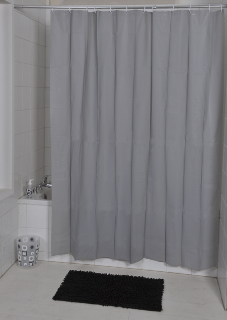 Tenda Peva Shower Curtain 180X200Cm Grey