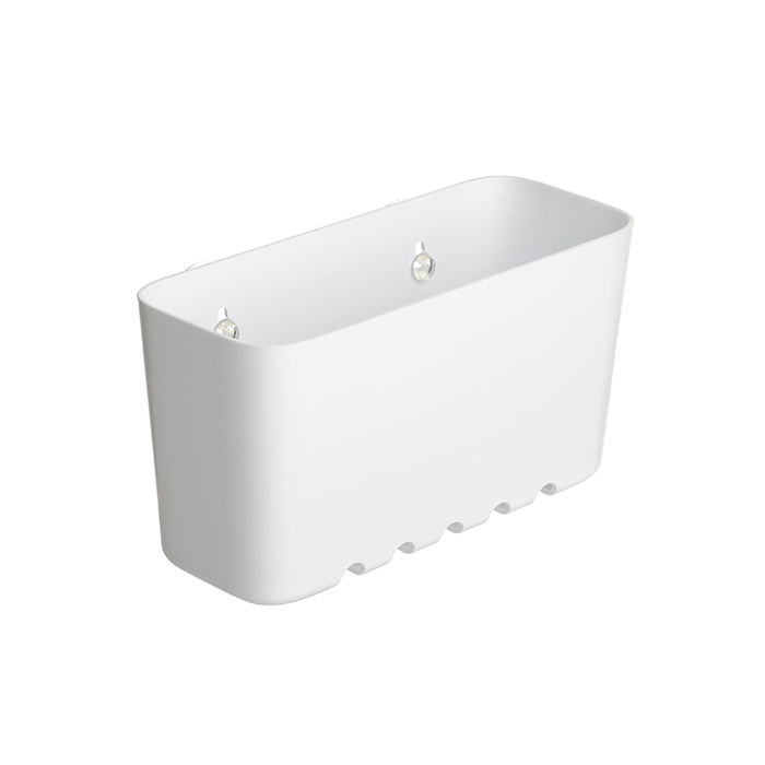 TATAY SMALL CORNER BASKET SUCTION WHITE