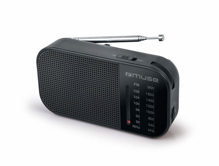 MUSE FM POCKET RADIO - BLACK