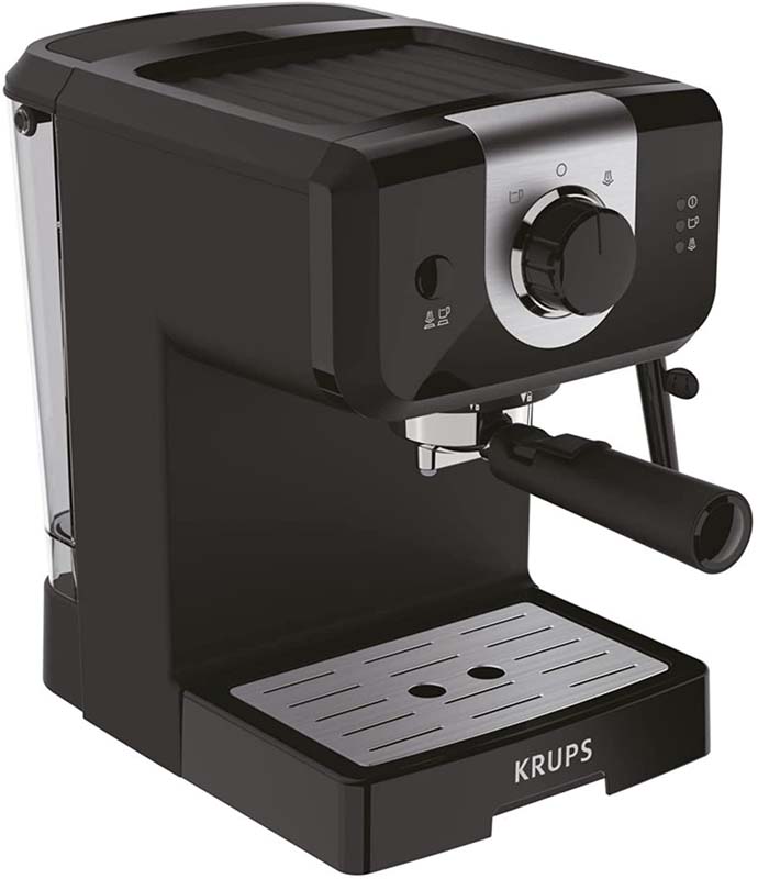 Krups Xp320810 Opio Steam & Pump Espresso Coffee/ Cappuccino Machine 15Bar 1.5L