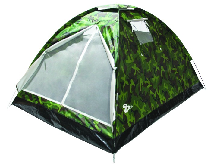 FUJI 2 PERSON CAMPING TENT 210X160X120CM CAMOUFLAGE