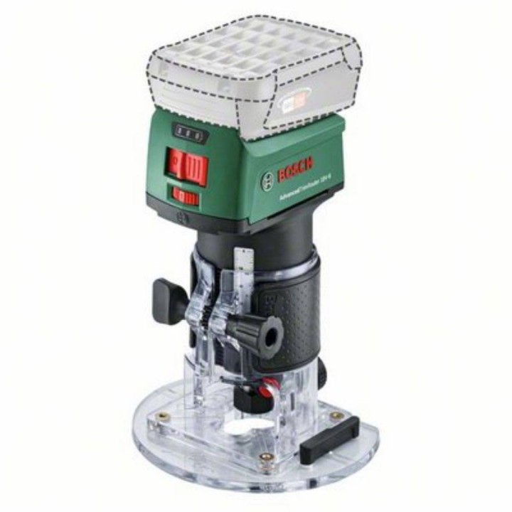 BOSCH ADVANCEDTRIMROUTER 18 TRIM ROUTER 18V - NO BATTERY INCLUDED