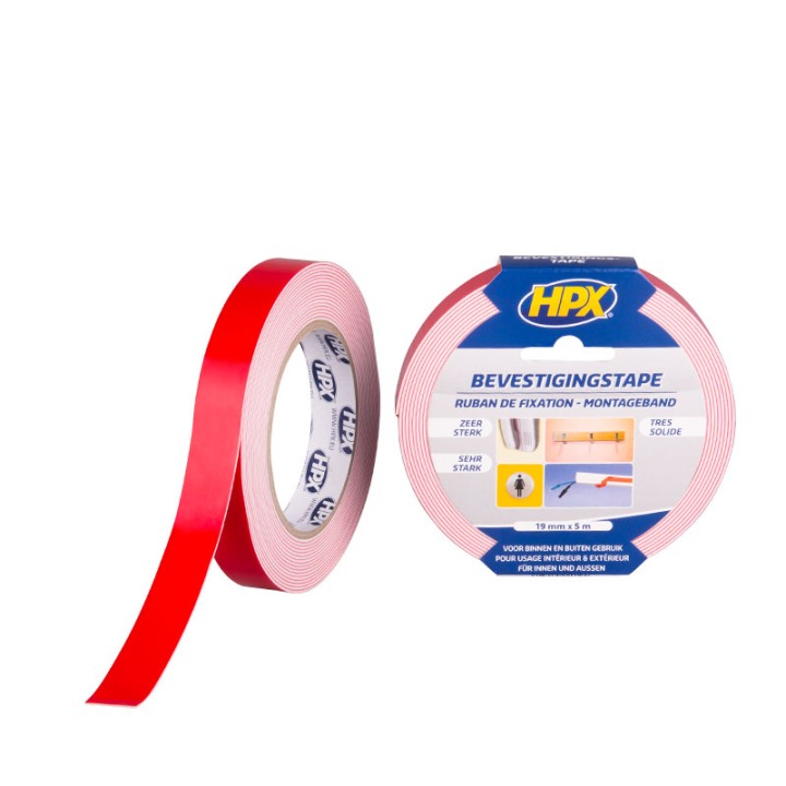 HPX DOUBLE FACE TAPE 19MMX5MX1.0MM
