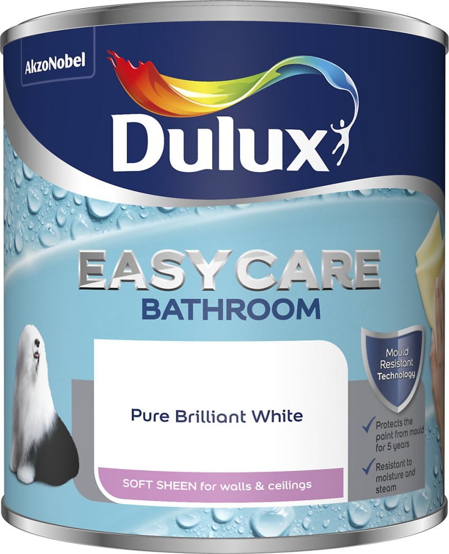 DULUX RE P.BR.WHITE R/LIFE BATHROOM 1Ltr