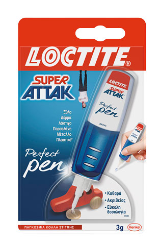 LOCTITE SUPER ATTAK PERFECT PEN GLUE INSTANT GLUE 3GR