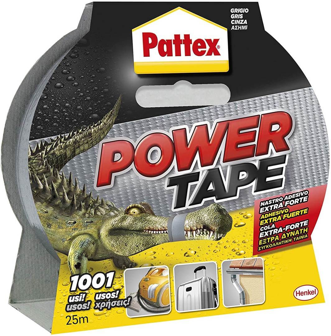 PATTEX POWER TAPE SILVER 50MM X 25 M
