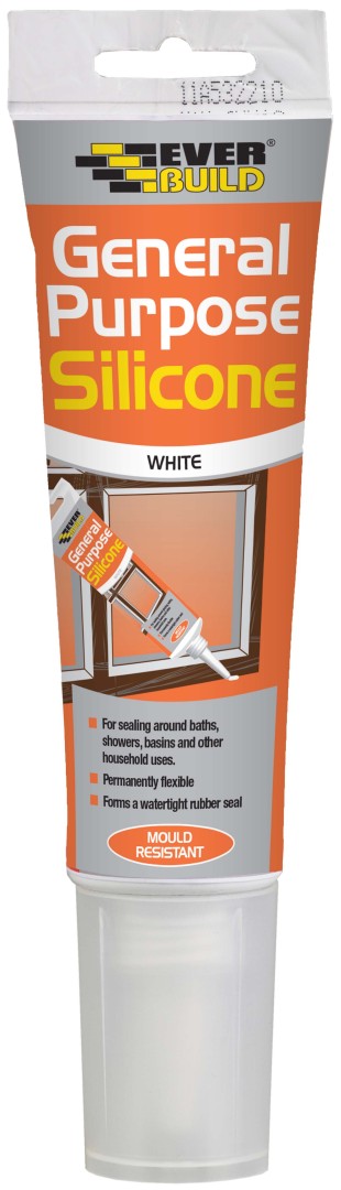 EVER BUILD  EASI-SQUEEZE GPS WHITE 80ML