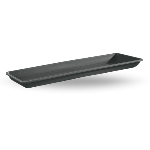 VECA PLASTIC PLATE RECTANGULAR 40X20CM ANTHRACITE